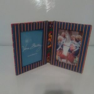 Vera Bradley Quilted Double Photo Frame.